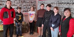 Совместная музейная экскурсия с ДДЮ для школьников  села Ушаковского