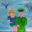 Выставка - онлайн детских рисунков "Мой папа - защитник" , к Дню Отца посвящается....