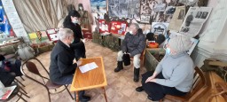 Встреча в музее с родственниками Коновалова М.В. Героя СССР