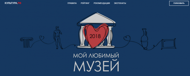 Всероссийское народное онлайн-голосование «Мой любимый музей — 2018»